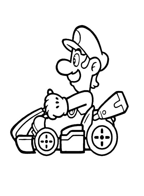 39 Free Mario Kart Coloring Pages For Fun and Creativity