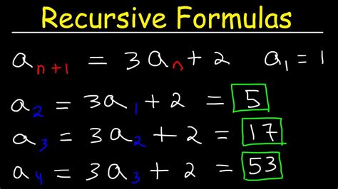 Recursive Formula For Arithmetic Sequence Worksheet - Printable Word ...