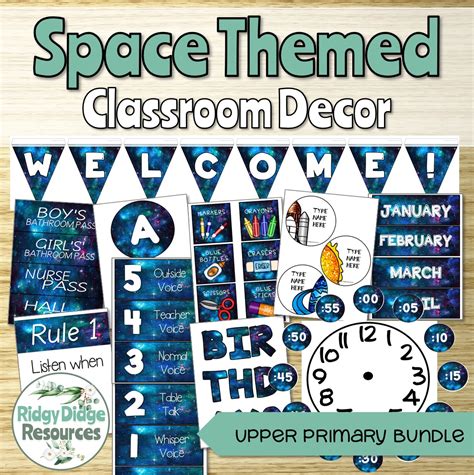 Space Themed Classroom Decor for Upper Primary | Ridgy Didge Resources