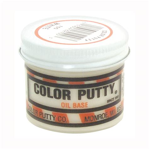 COLOR PUTTY - Color Putty 100 Wood Filler, Color Putty, Mild, White, 3.68 oz, Jar #VORG8148843 ...