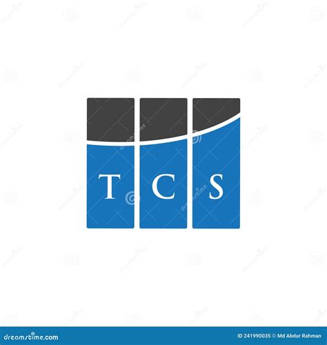 TCS Letter Logo Design on White Background. TCS Creative Initials ...