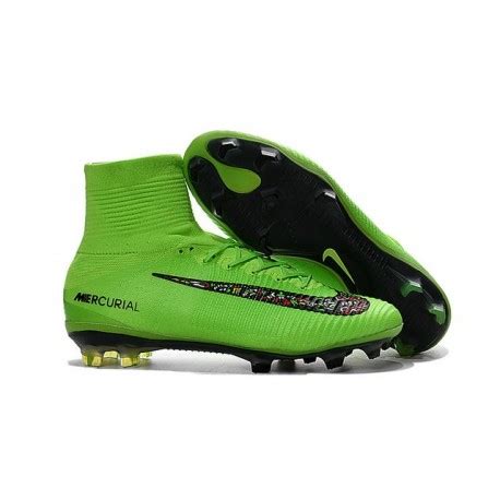 Nike Mercurial Superfly 5 FG Cristiano Ronaldo Boots Green Black