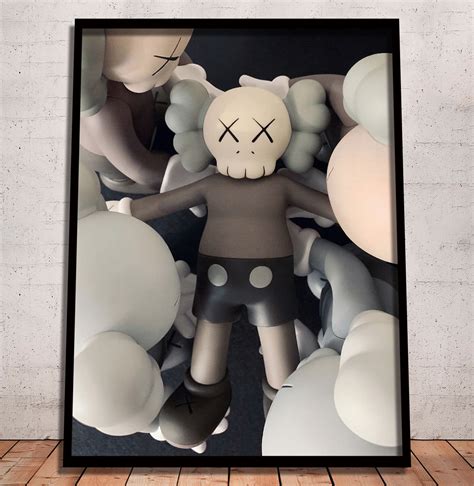 Kaws Wall Art Hypebeast Poster Kaws Poster Hypebeast | Etsy