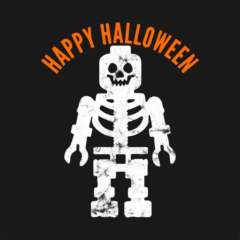 Happy Halloween Skeleton - Halloween - T-Shirt | TeePublic