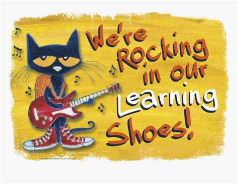 Pete The Cat Rocking In My School Shoes Clipart Abeoncliparts - Pete The Cat Rocking In My ...