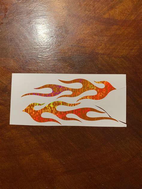 2x Flames Vinyl Decals Motorcyle Decal Helmet Decal 2 Mirrored Decals - Etsy