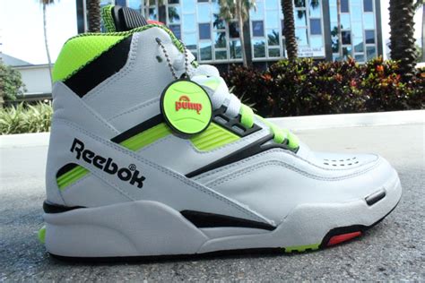 Reebok Twilight Zone Pump - White/Neon Yellow | Sole Collector