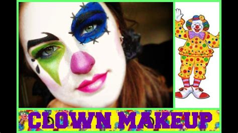 Easy Clown Makeup Tutorial! - YouTube