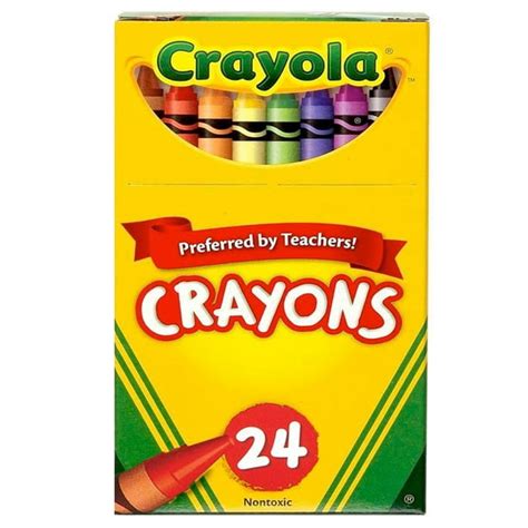 Crayola Crayons, Reg Size, 24 Colors Per Box, Set Of 12 Boxes - Walmart.com - Walmart.com