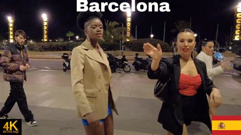 BARCELONA SPAIN NIGHTLIFE WALK TOUR 2023 - YouTube