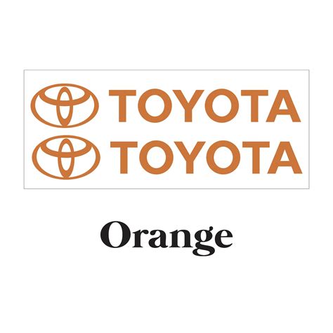 TOYOTA Car Decals / Vinyl Sticker / Bumper Sticker - Etsy