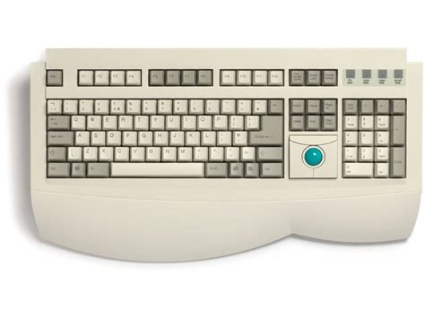 Trackball keyboard, PS/2 : KBC-3750PS2 : The Keyboard Company