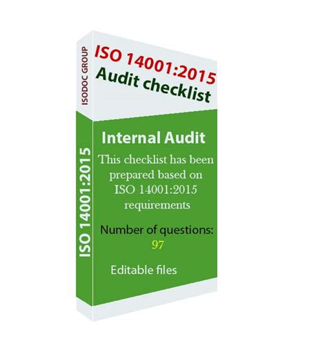 ISO 14001 internal audit checklist - ISODOC GROUP