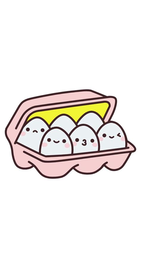 Cute Eggs Pack Sticker | Cute egg, Cute stickers, Stickers