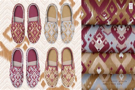 Ikat Seamless Pattern - Design Cuts