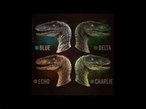 Jurassic World Velociraptor Names