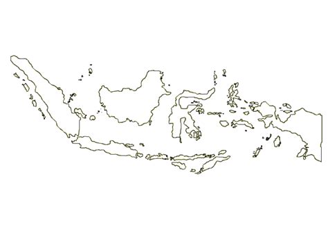 Map of Indonesia. Terrain, area and outline maps of Indonesia - CountryReports