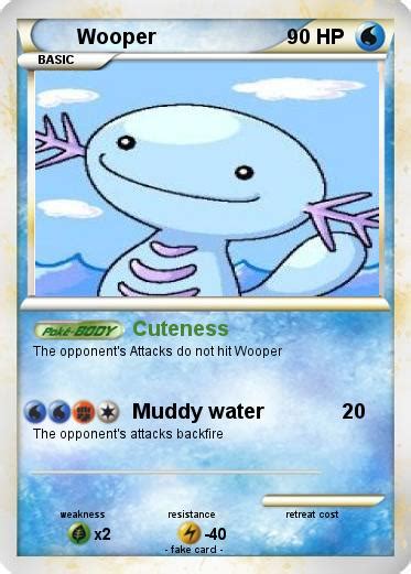 Pokémon Wooper 92 92 - Cuteness - My Pokemon Card