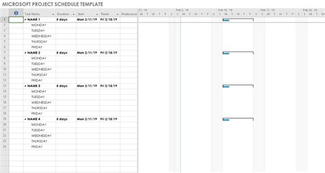 Free Microsoft Project Templates | Smartsheet