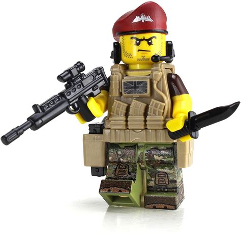 Modern British Paratrooper with Camo - Custom LEGO Military Minifig ...