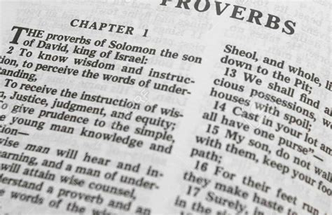 Bible proverbs chapter 1 Book Review - MichaelKiannah