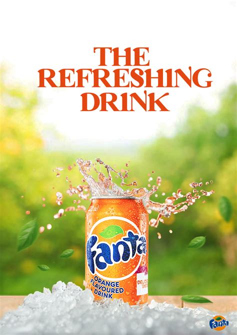 Advertising poster Fanta on Behance