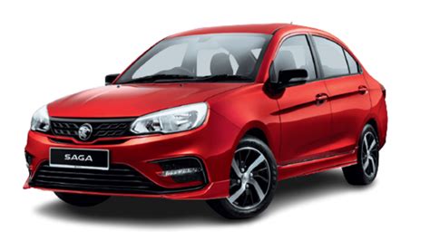 Proton Saga 2023 - Tiva Car Rental Kuching