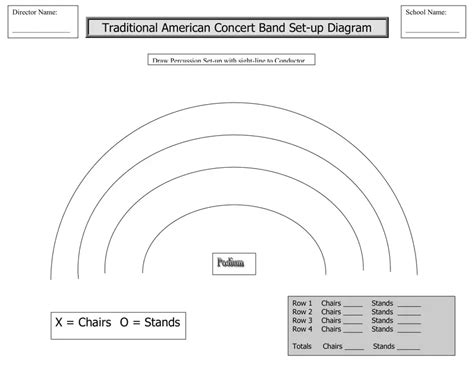 Band Seating Chart ≡ Fill Out Printable PDF Forms Online