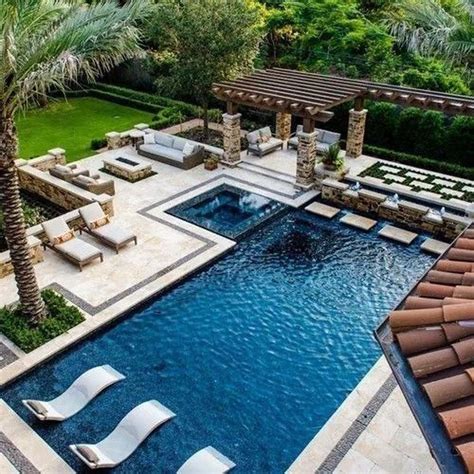 landscaping #landscapingthegardenonabudget | Swimming pools backyard, Backyard pool designs ...