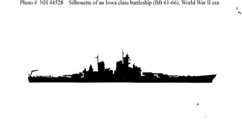 Battleship silhouette | Battleship, Uss iowa, Uss missouri