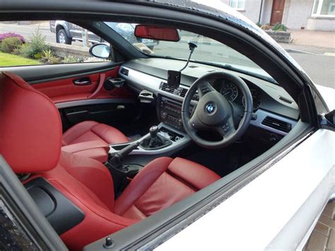 White BMW 320i Coupe with red leather interior M3 Spec | in Castlereagh, Belfast | Gumtree