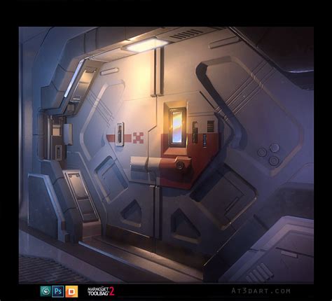 Sci Fi Door Concept Art