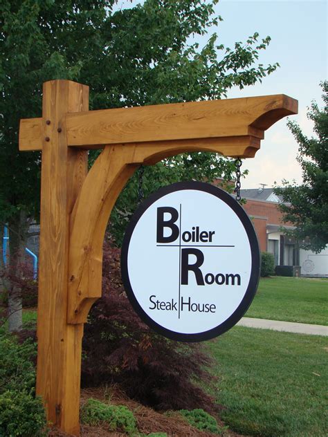 Timber frame sign holder | Farm entrance, Outdoor signs, Outdoor