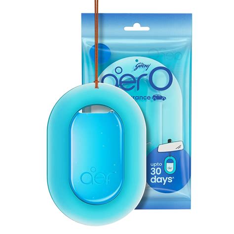 Godrej aer O Hanging Car Air Freshener Gel | Car Accessories | Cool Aqua (7.5G) : Amazon.in: Car ...