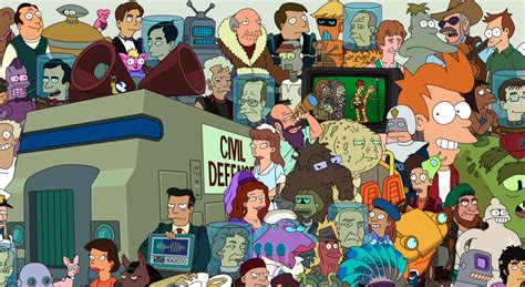 Futurama Entire Cast Poster | The Coolector