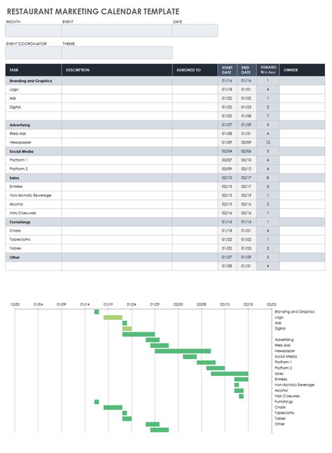 Free Google Sheets Marketing Calendar Templates | Smartsheet