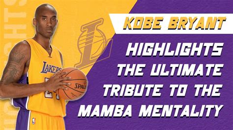 Kobe Bryant Highlights: Legendary Career