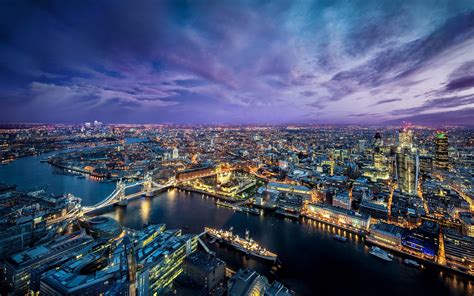 London, England, City, Cityscape, River, River Thames, London Bridge, Bridge, Night Wallpapers ...