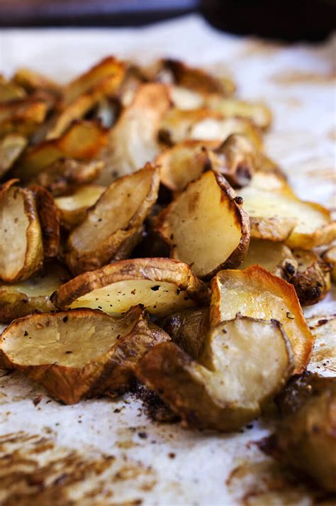 Roasted Jerusalem artichokes {feta + garlic dill butter}