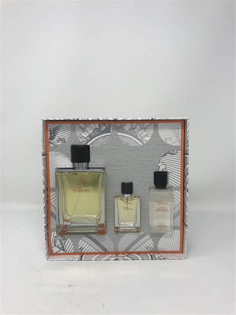 Terre D'Hermes 3 Piece Gift Set For Men - Perfumes Plus International