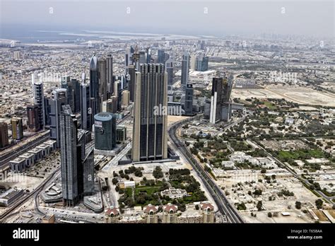 The Skyline of Dubai City Stock Photo - Alamy