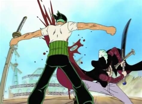 Zoro vs Mihawk - Roronoa Zoro Photo (31939114) - Fanpop