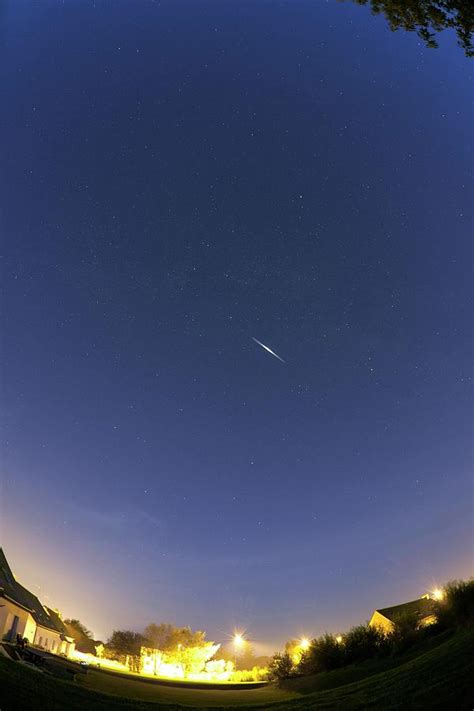 Satellite In The Night Sky Photograph by Laurent Laveder/science Photo ...