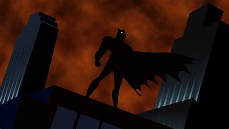 HD wallpaper: Batman, Batman: The Animated Series, sky, representation, silhouette | Wallpaper Flare