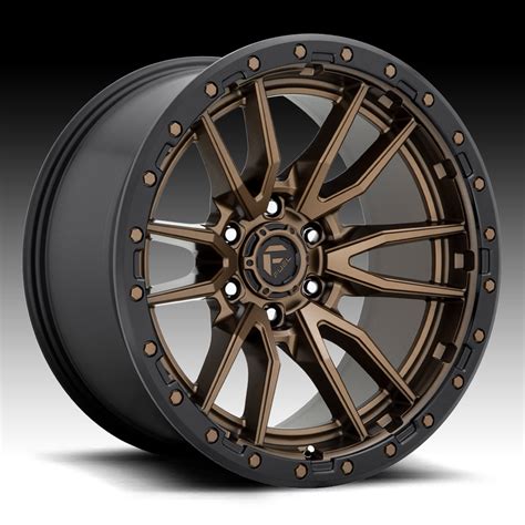 Fuel Rebel D681 Matte Bronze Custom Wheels Rims - D681 / Rebel - Fuel ...