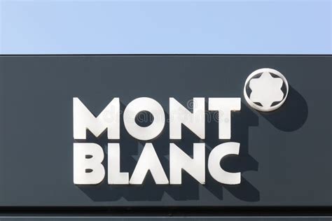 Mont Blanc logo editorial stock image. Image of decorative - 19529599