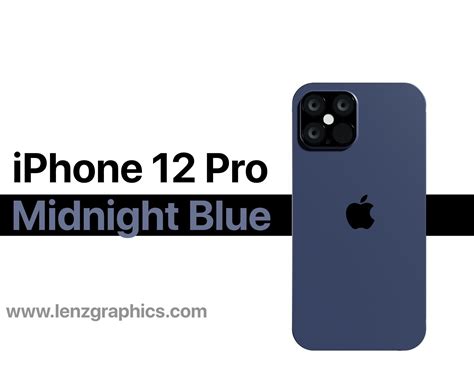 iPhone 12 Pro Midnight Blue 3D model | CGTrader