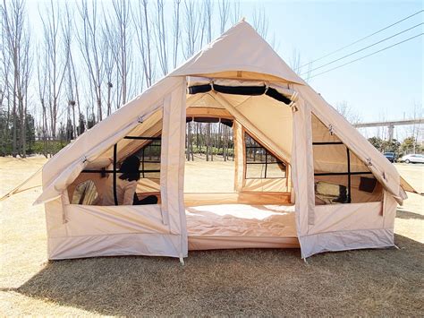 Buy Baralir Inflatable Glamping Tent with Pump, 4-5 Person Tent, Easy Setup, Waterproof Outdoor ...