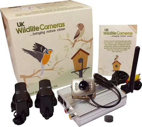 Wireless Bird Box Camera Kit - Colour with Night Vision (QR-693): Amazon.co.uk: Garden & Outdoors