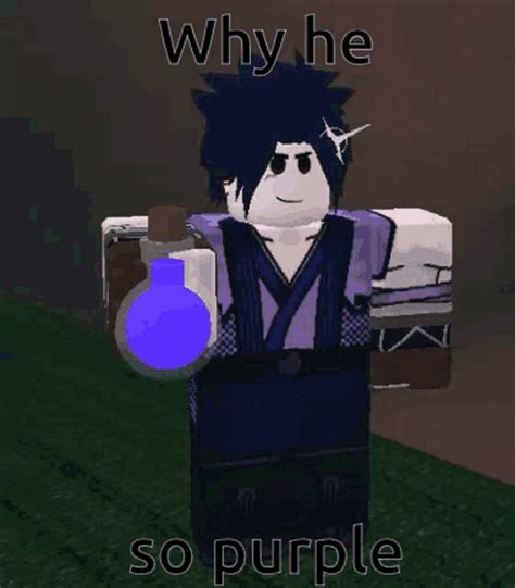 Roblox Character GIF – Roblox Character Why He So Purple – discover and share GIFs